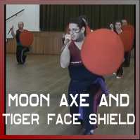 Axe and Tigerface Shield