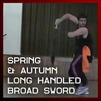 Spring and Autumn Long Handled Broad Sword